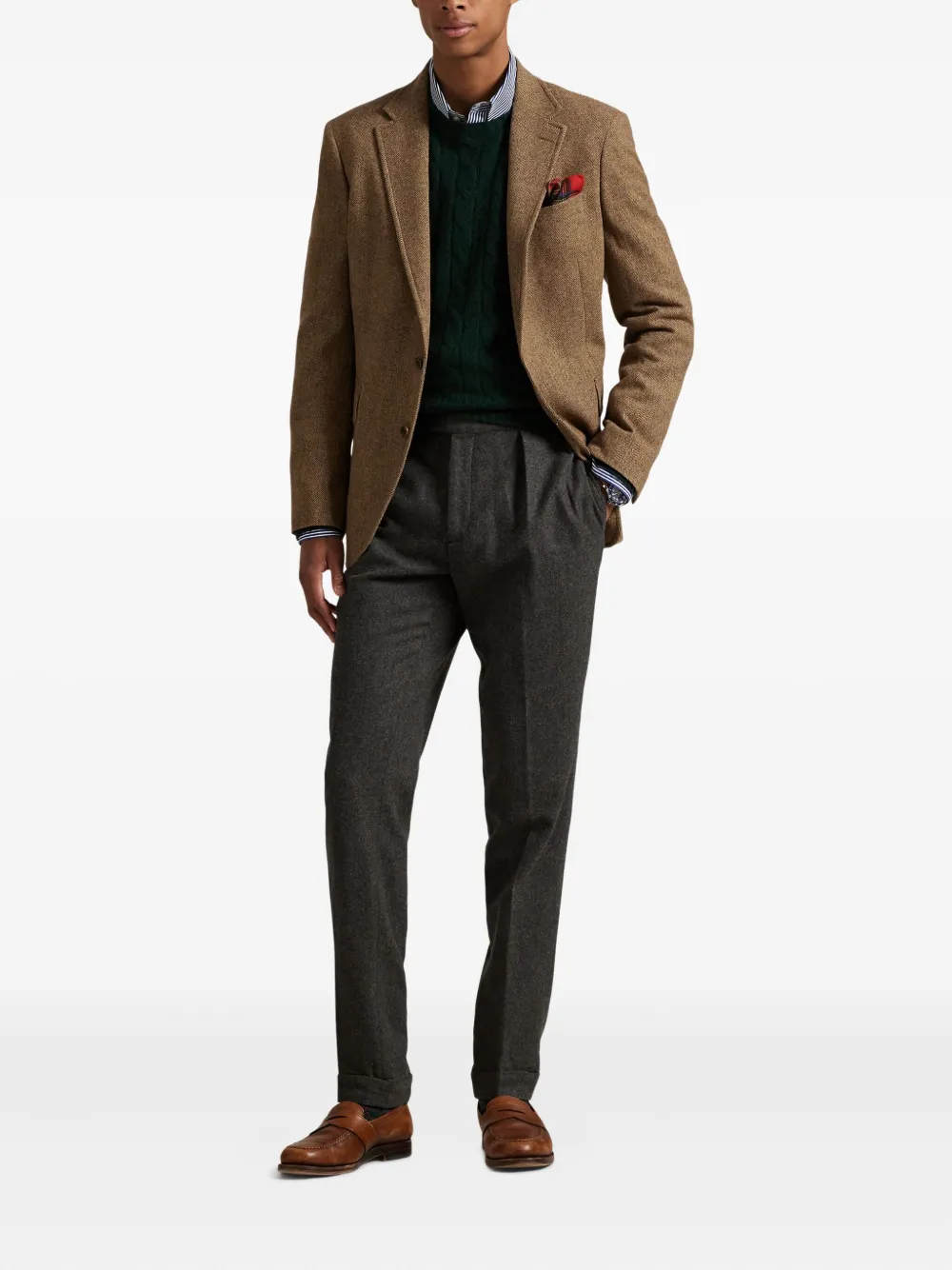 Polo Ralph Lauren Ralph Lauren Coats Brown | Single Breasted Coats | Image 2