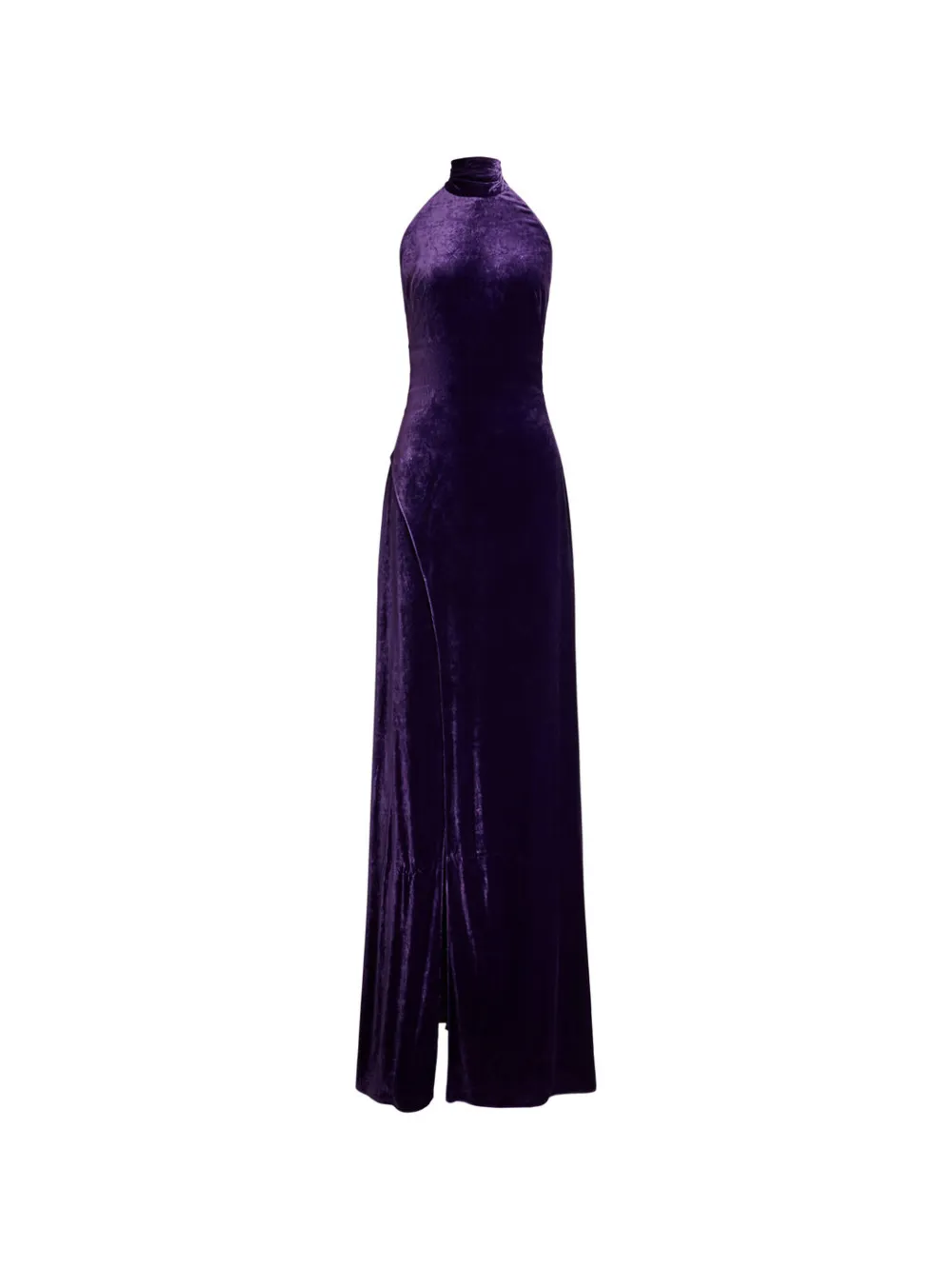 Ralph Lauren Collection Abito lungo con scollo all'americana - Viola