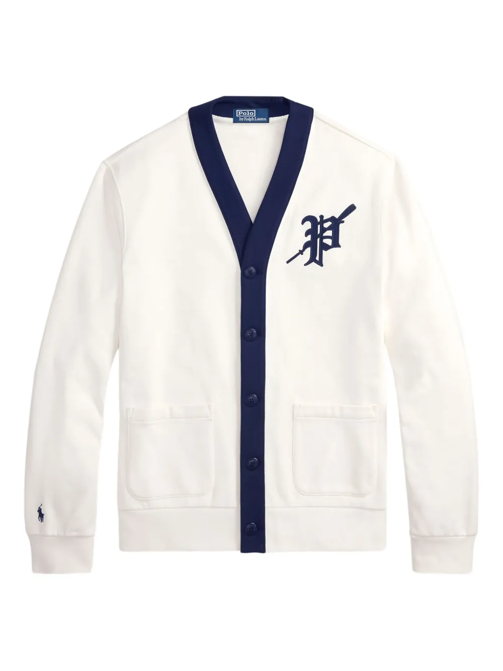Polo Ralph Lauren ボタン カーディガン - ホワイト Polo Ralph Lauren ボタン カーディガン - ホワイト