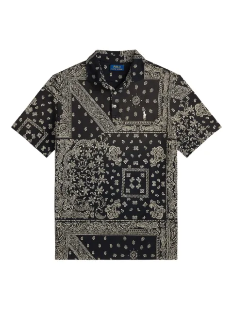 Polo Ralph Lauren playera tipo polo con estampado de cachemira