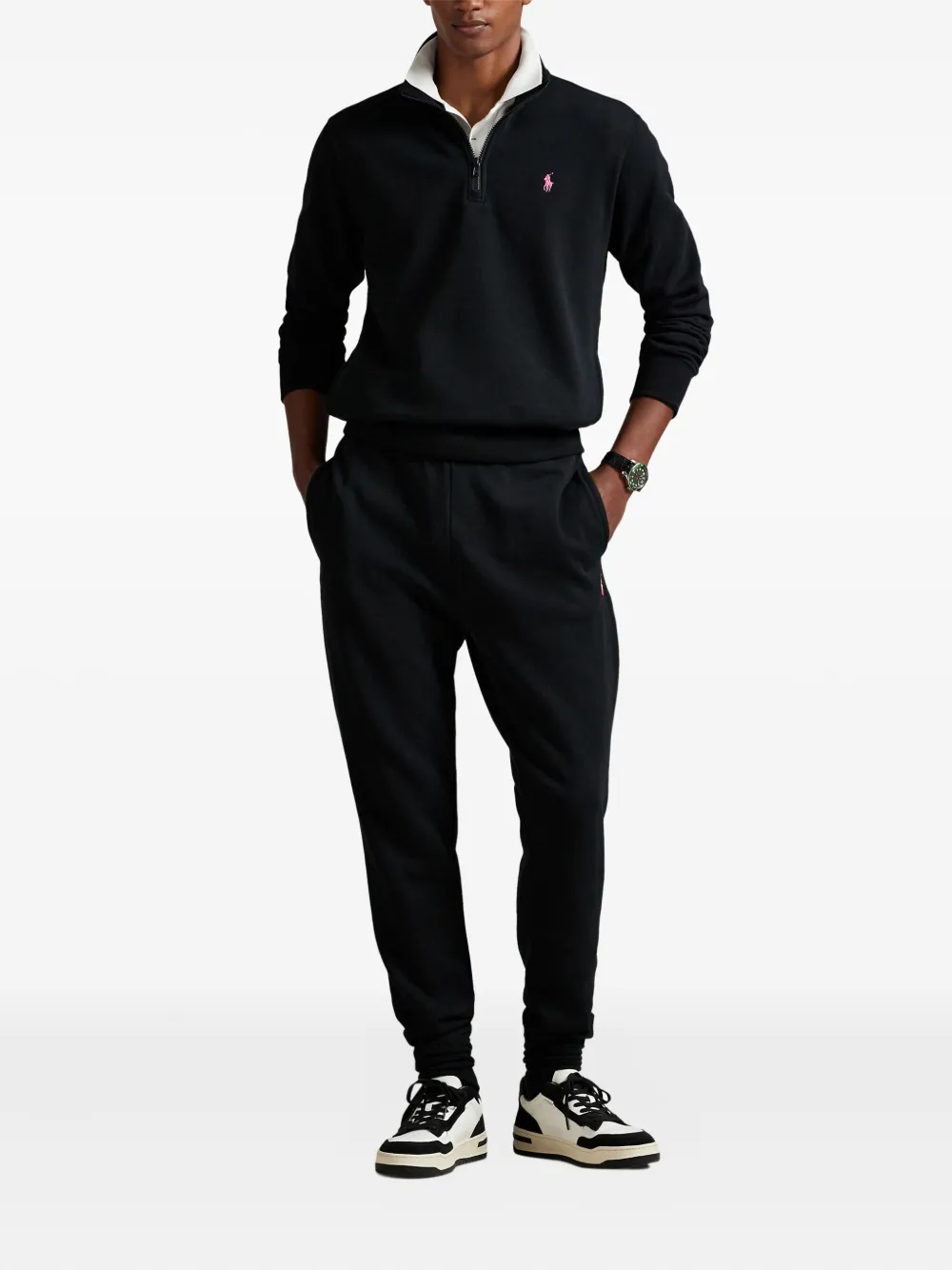 Polo Ralph Lauren Joggingbroek met geborduurd logo Zwart