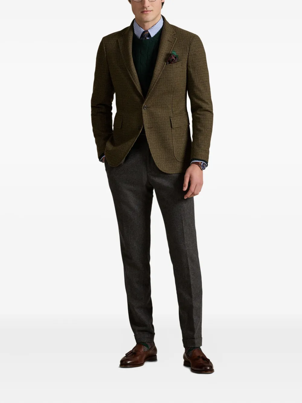 Polo Ralph Lauren houndstooth single-breasted blazer | Blazers | Image 2