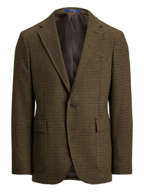 Polo Ralph Lauren houndstooth single-breasted blazer