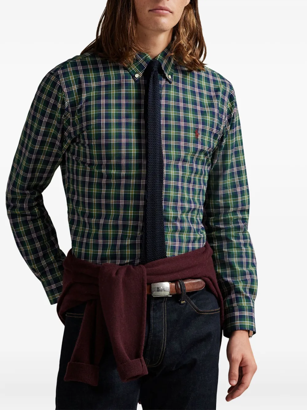 Polo Ralph Lauren Geruit overhemd Groen