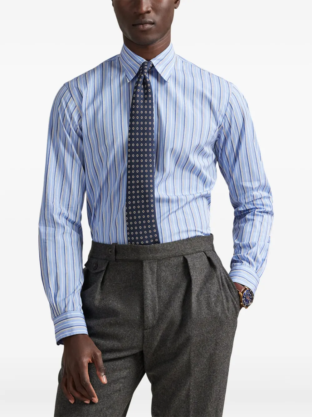 Polo Ralph Lauren Gestreept overhemd Blauw