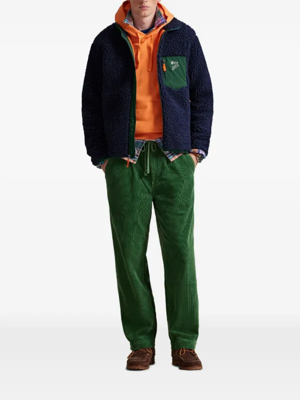 Polo Ralph Lauren Zipped Fleece Jacket | Blue | FARFETCH
