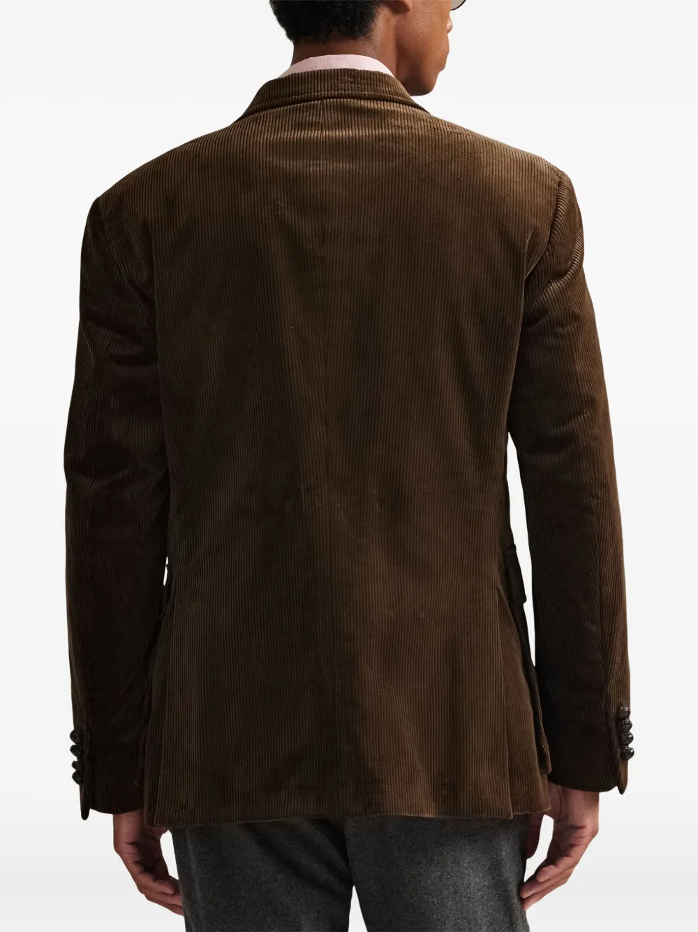 Polo Ralph Lauren Corduroy Patch-pocket Blazer In Animal Print