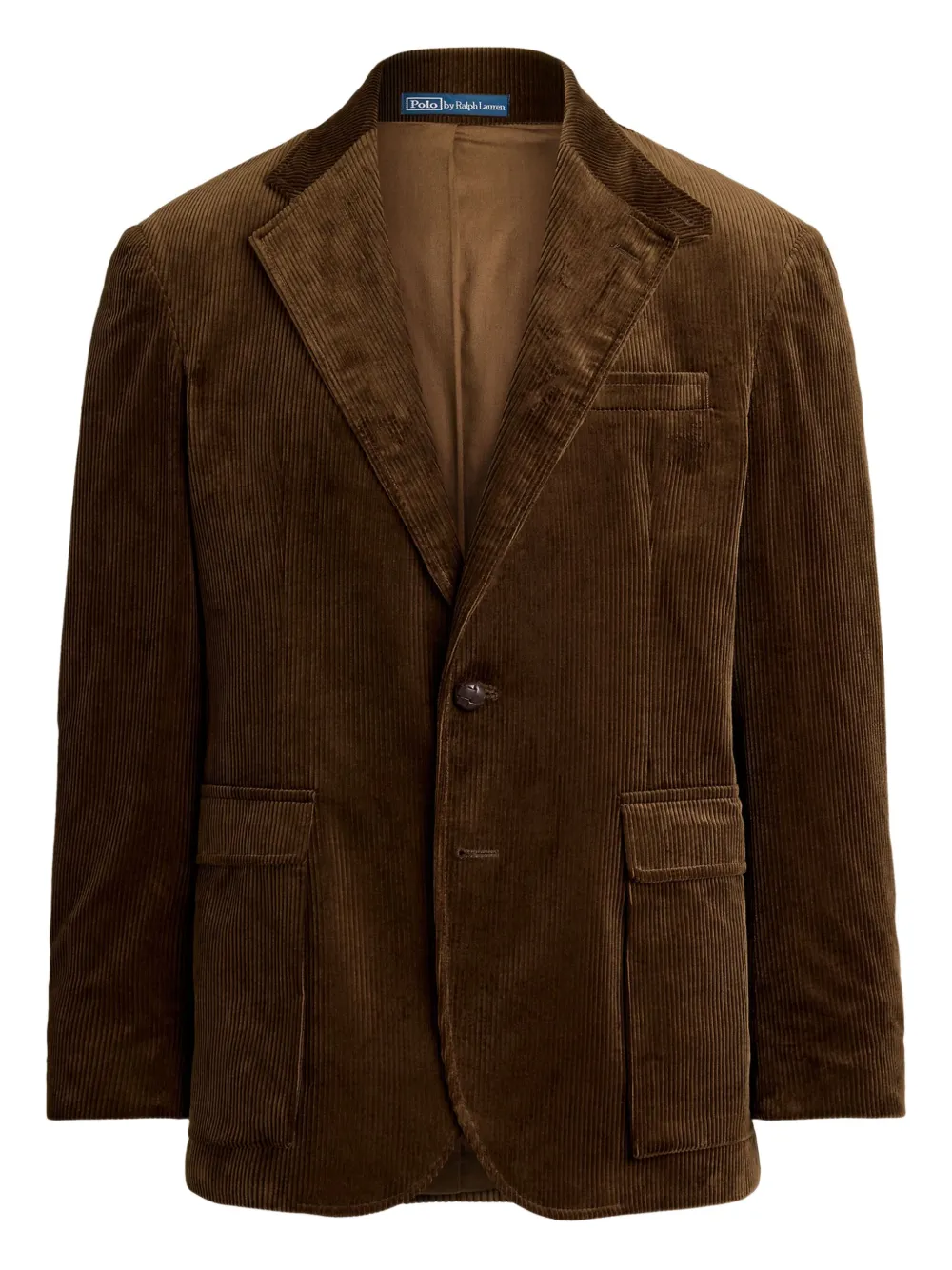 Polo Ralph Lauren Corduroy Patch-pocket Blazer In Animal Print