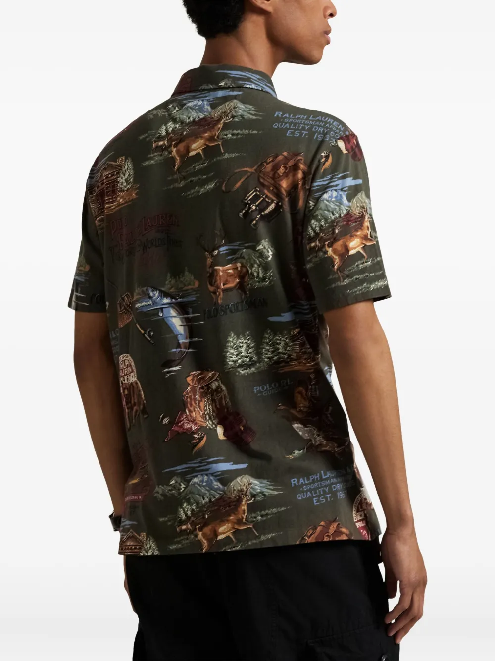 Polo Ralph Lauren Poloshirt met print Groen