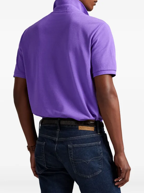 Polo Ralph Lauren short-sleeve Polo Shirt | Purple | FARFETCH JO