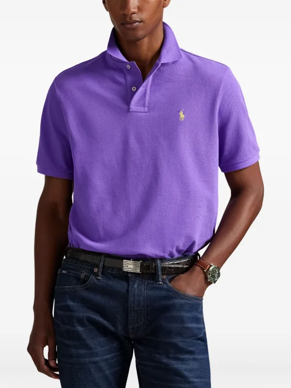 ralph lauren men's short sleeve dress shirts Ralph Lauren Men's Classic Fit Garment-Dyed Oxford Shirt