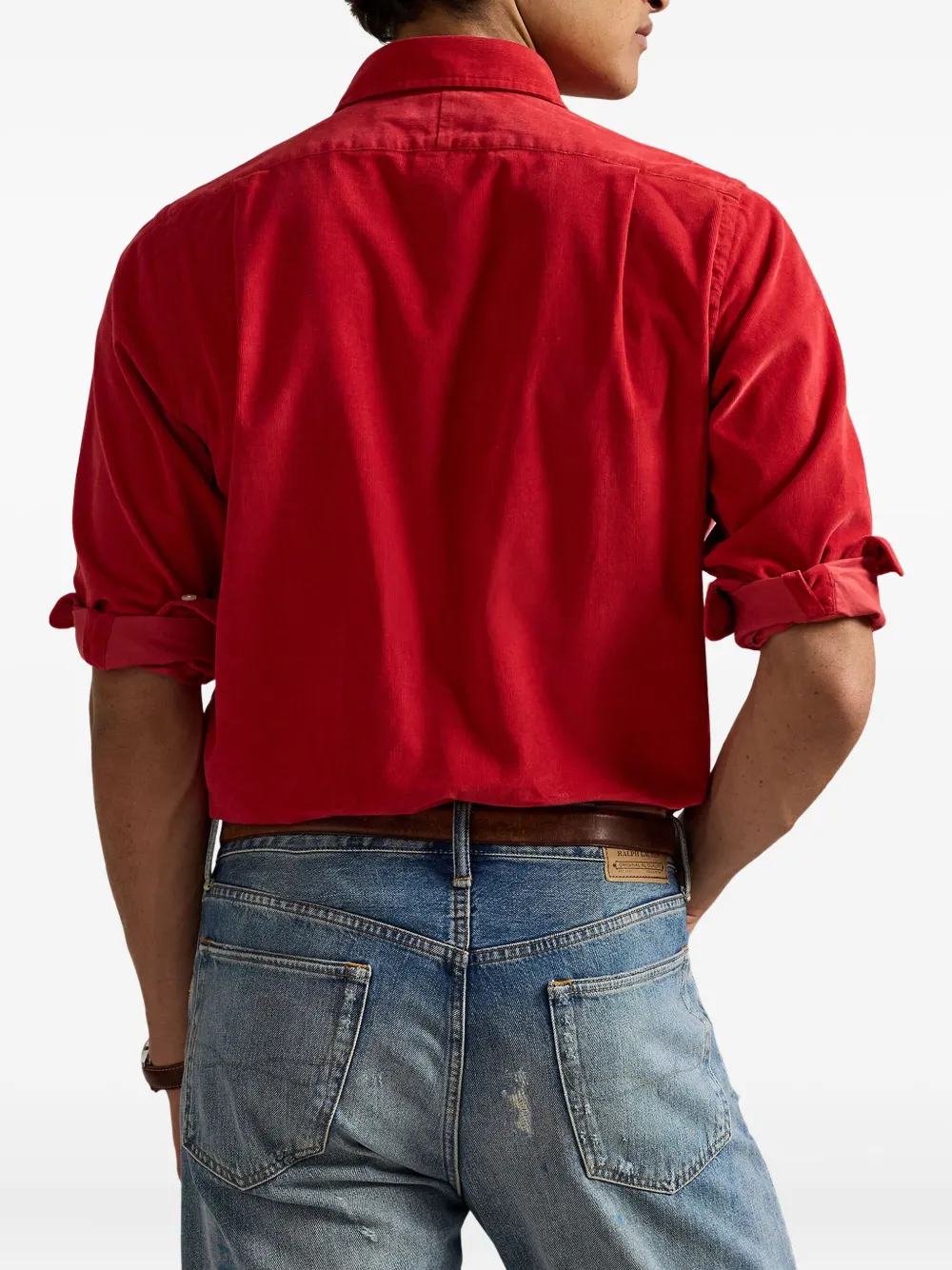 Polo Ralph Lauren Overhemd met geborduurd logo Rood