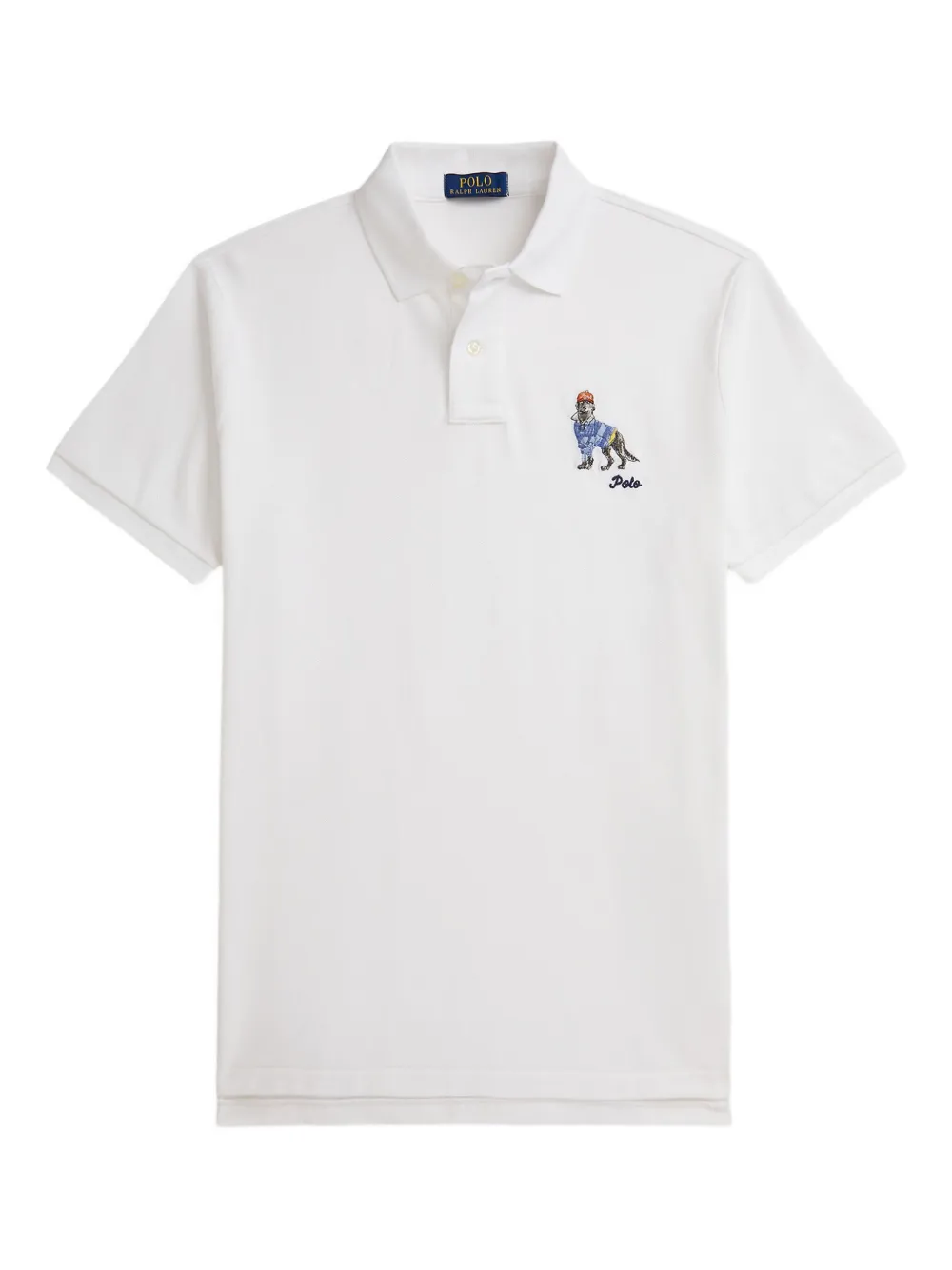 Polo Ralph Lauren エンブロイダリー ポロシャツ - ホワイト Polo Ralph Lauren エンブロイダリー ポロシャツ - ホワイト