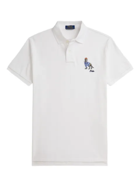 Polo Ralph Lauren playera tipo polo con perro bordado