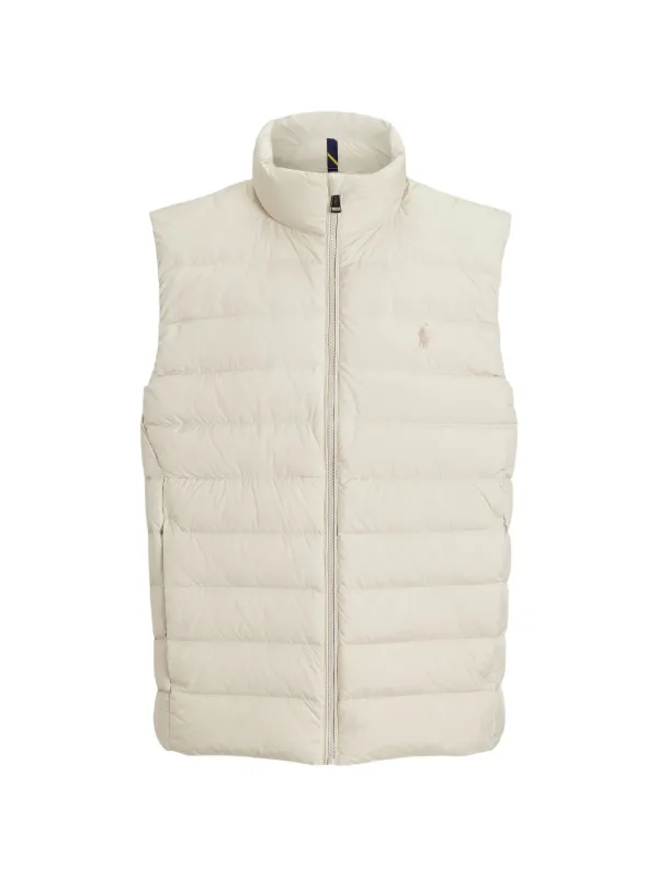 Polo Ralph Lauren ジップアップ パデッドベスト | ニュートラル 