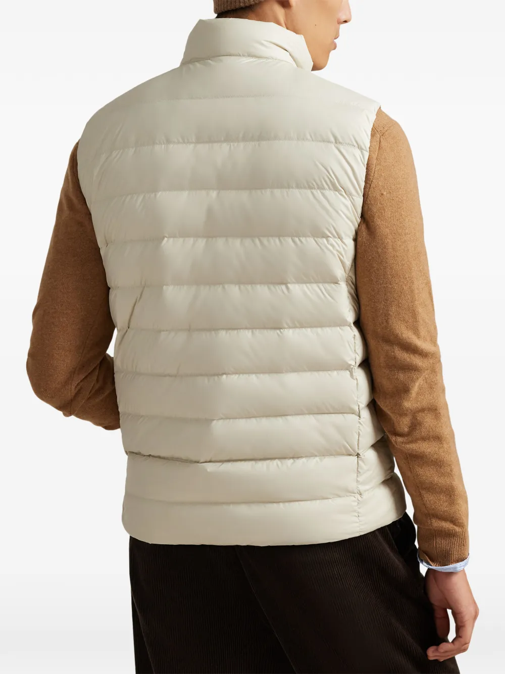 zip padded gilet