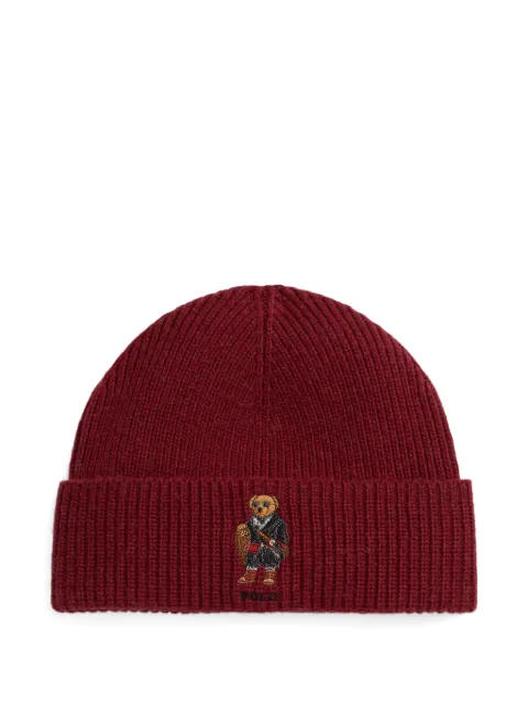 Polo Ralph Lauren ribbed-knit beanie hat