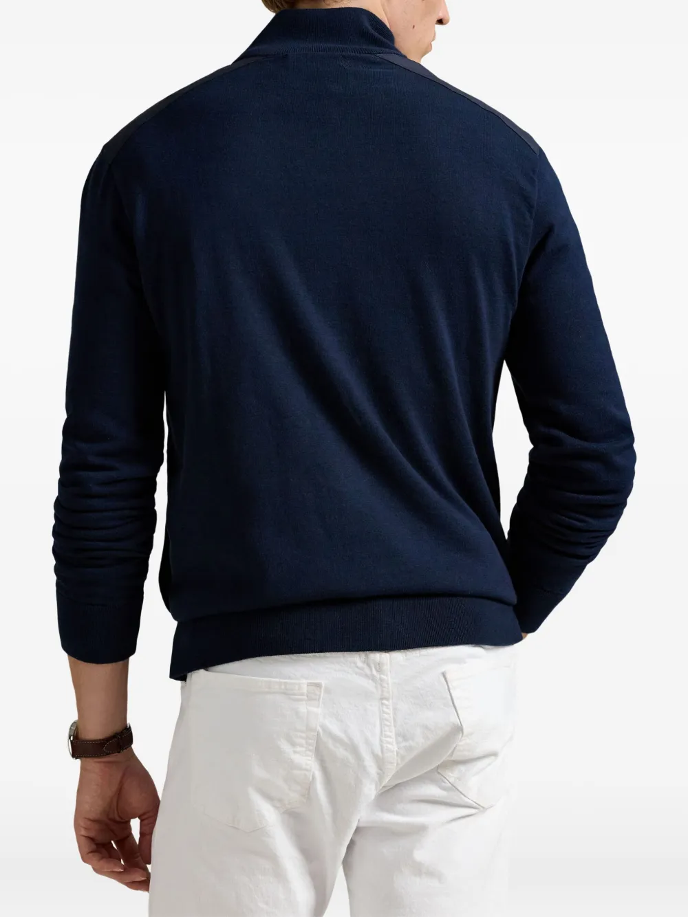 Polo Ralph Lauren Vest met hoge hals en rits Blauw