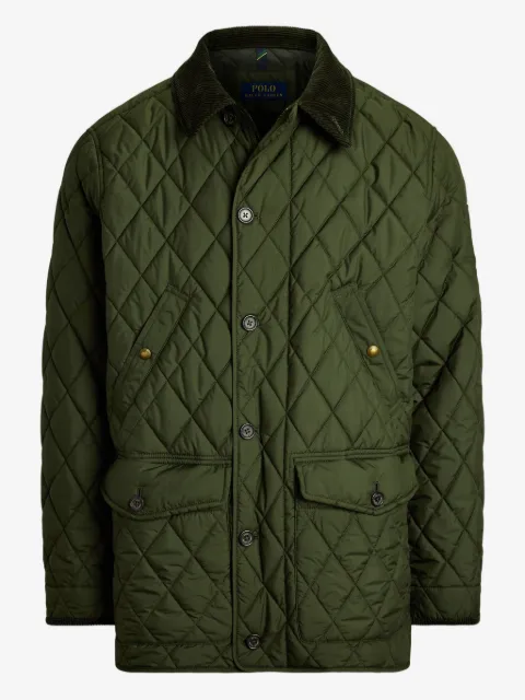 Polo Ralph Lauren Gesteppter Mantel mit Cordkragen
