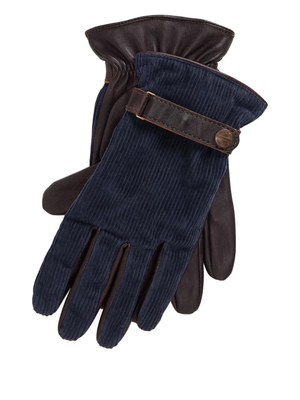 Polo Ralph Lauren corduroy leather gloves | Image 2