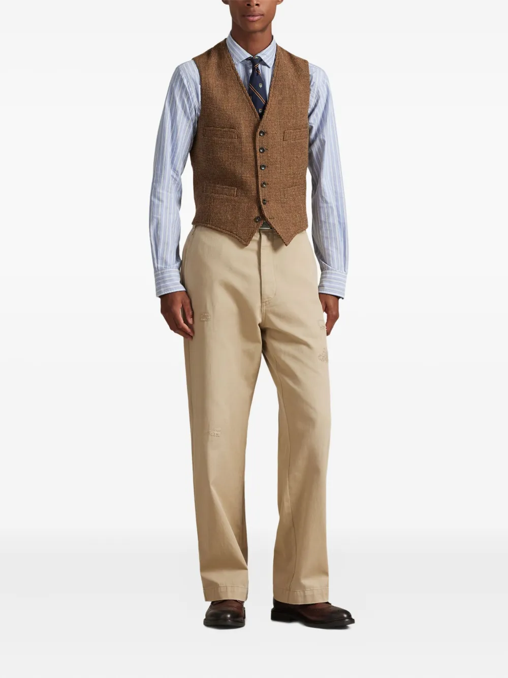Polo Ralph Lauren houndstooth-pattern waistcoat | Waistcoats & Gilets | Image 2
