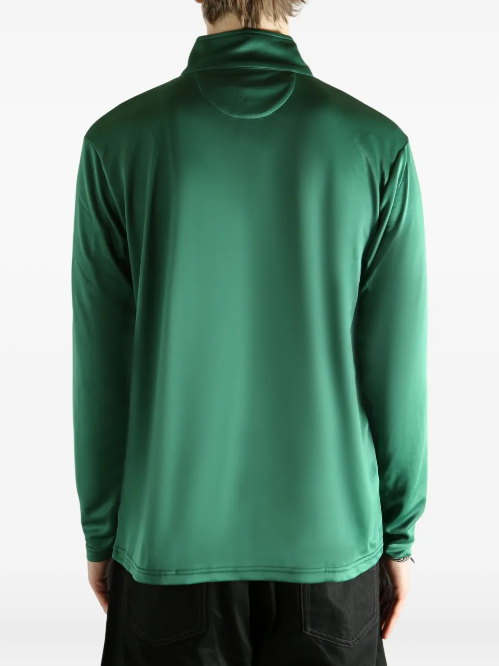 Malbon Golf Logo-print Performance Sweatshirt In Green