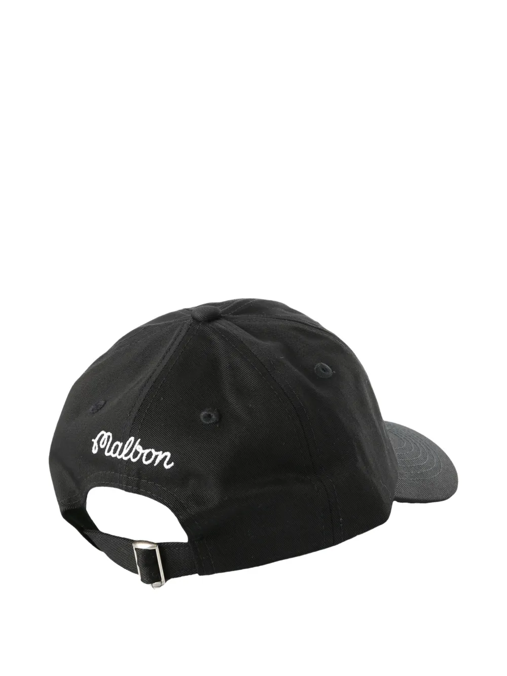 Malbon Golf logo-embroidered cap - Zwart