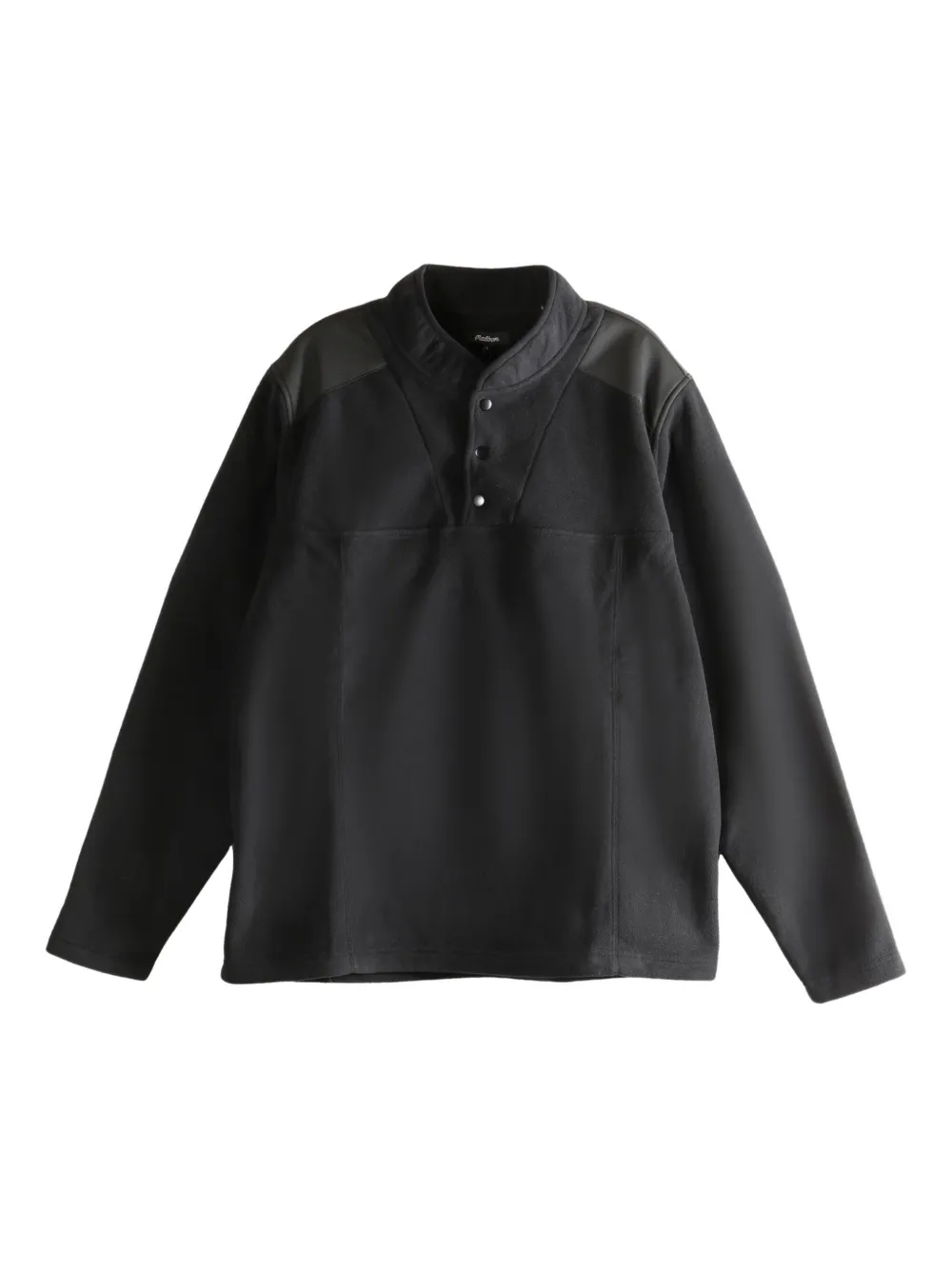 Malbon Golf band-collar polo shirt | Black | Image 1