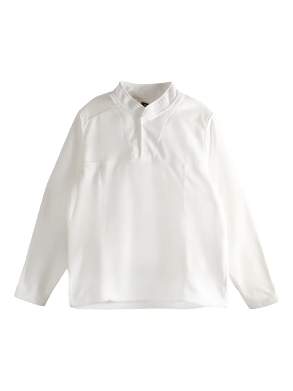 Malbon Golf band-collar polo shirt | White | Image 1