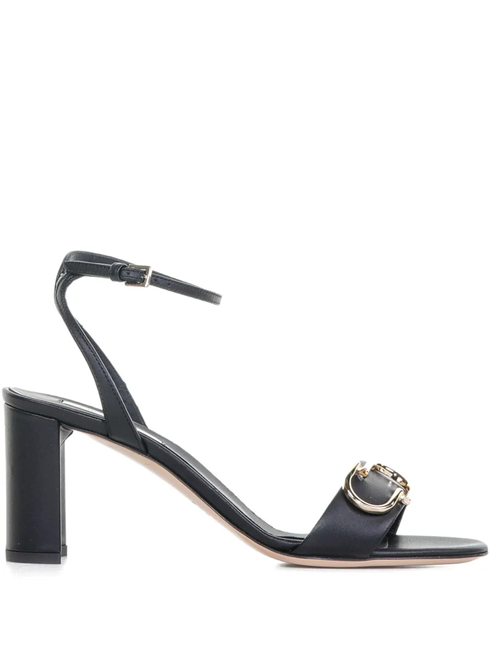 Ninalilou Buckle-detail Block-heel Sandals In Multi