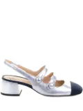 Roberto Festa Lagoa double-strap pumps - Grey