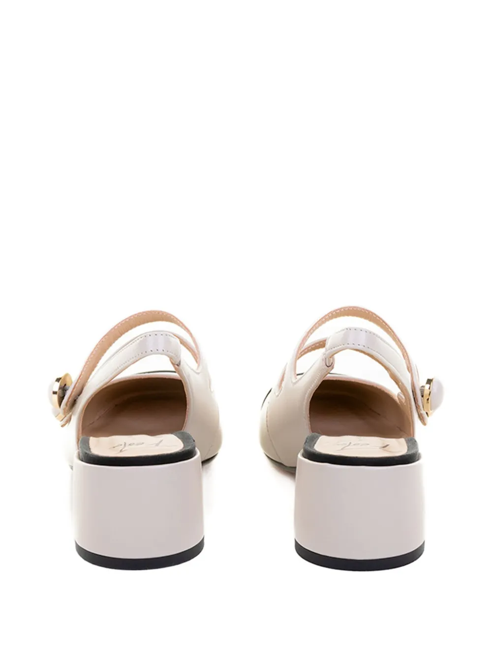 Roberto Festa Lagoa Double-strap Pumps In White