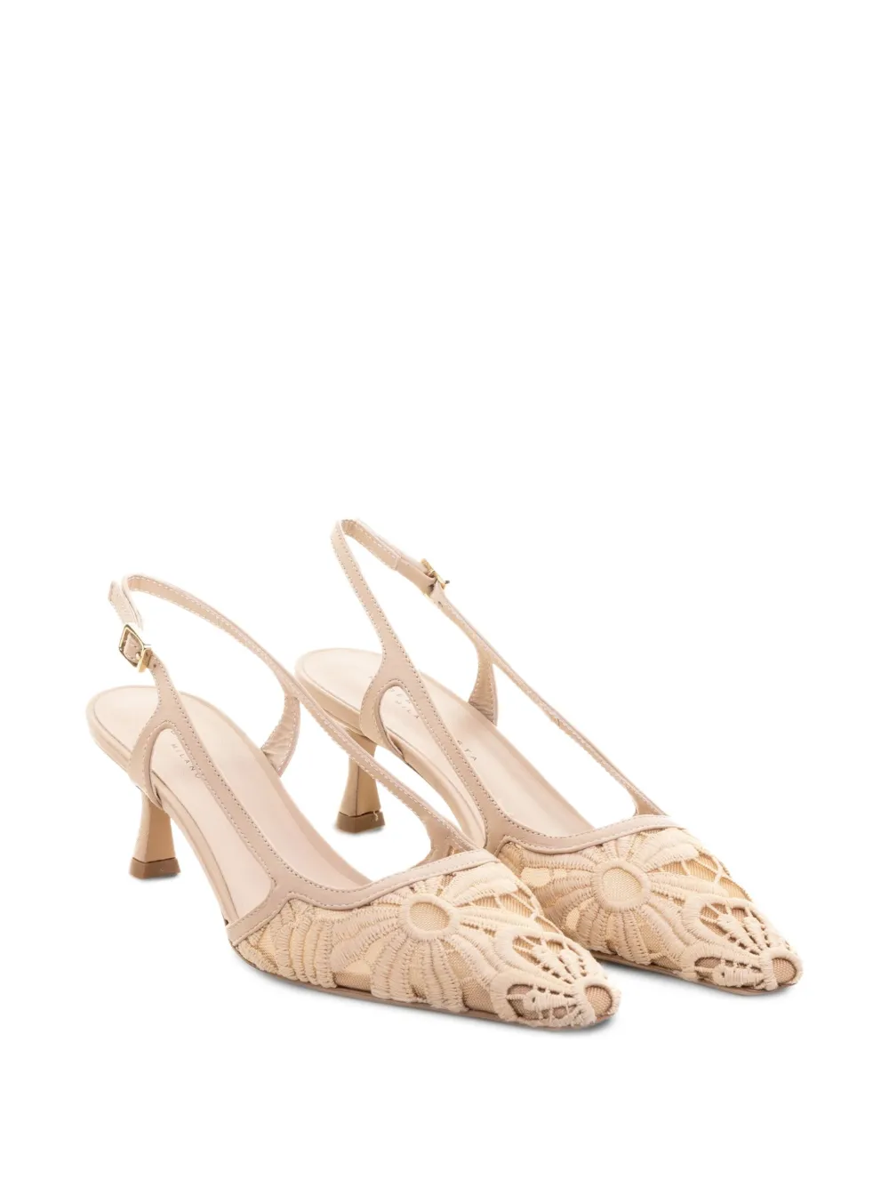 Roberto Festa 50mm Vernet slingback pumps Neutrals