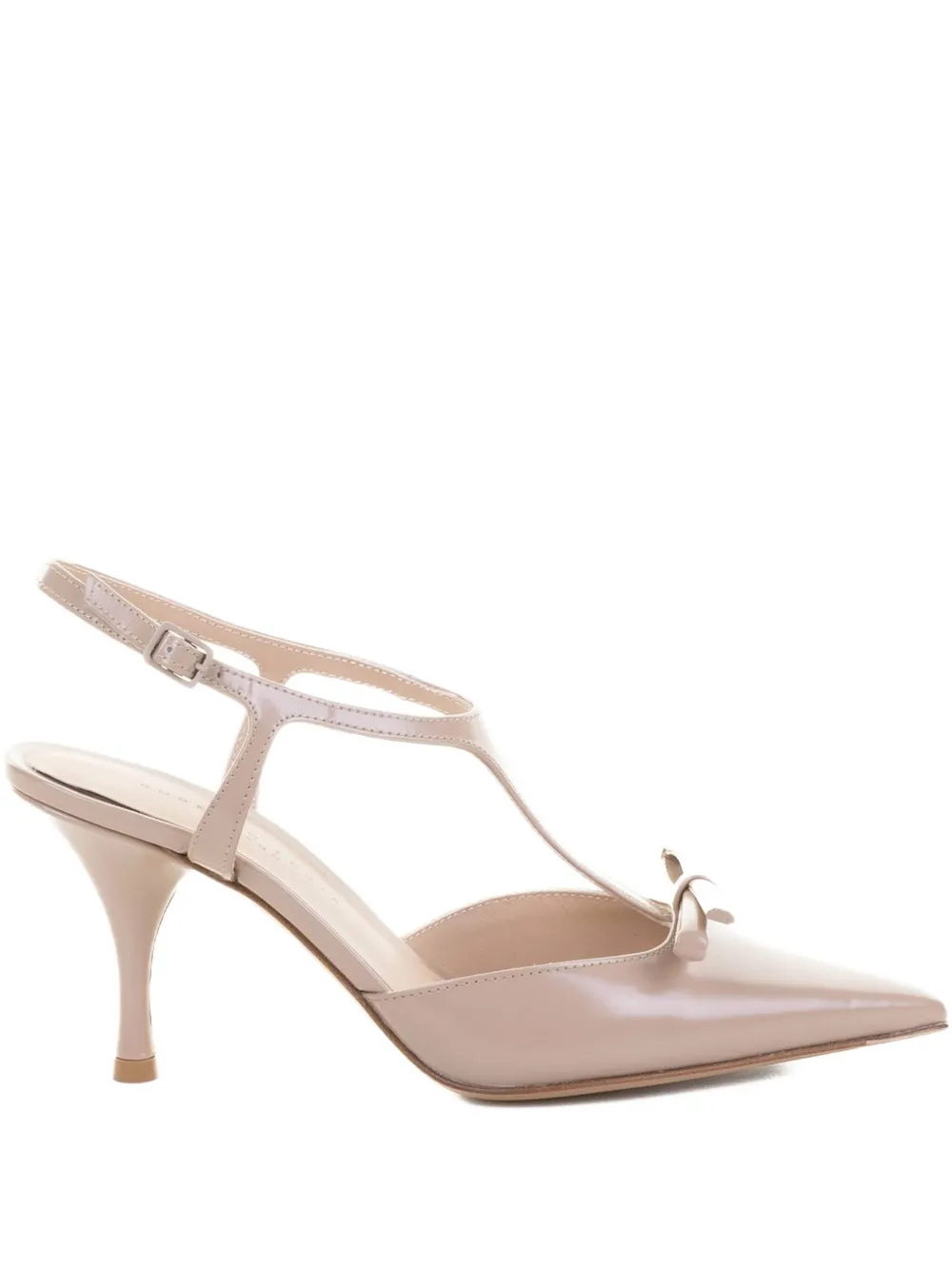Roberto Festa bow-detail T-bar pumps Neutrals