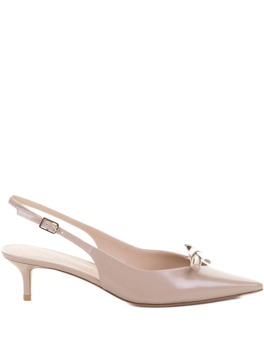 Roberto Festa Senya Bow-detail Slingback Pumps In Multi