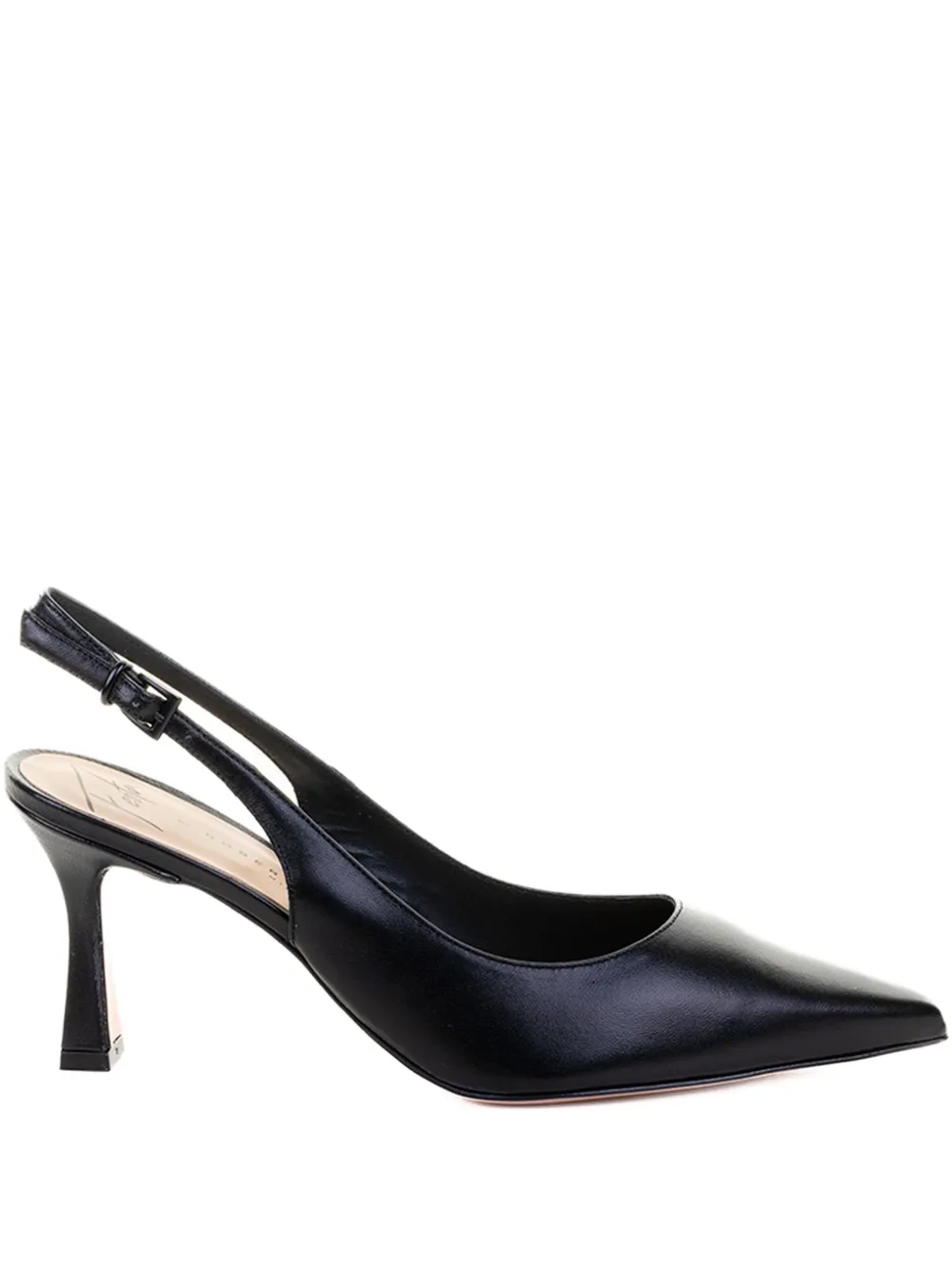 Roberto Festa 70mm Slingback Leather Sandals In Black