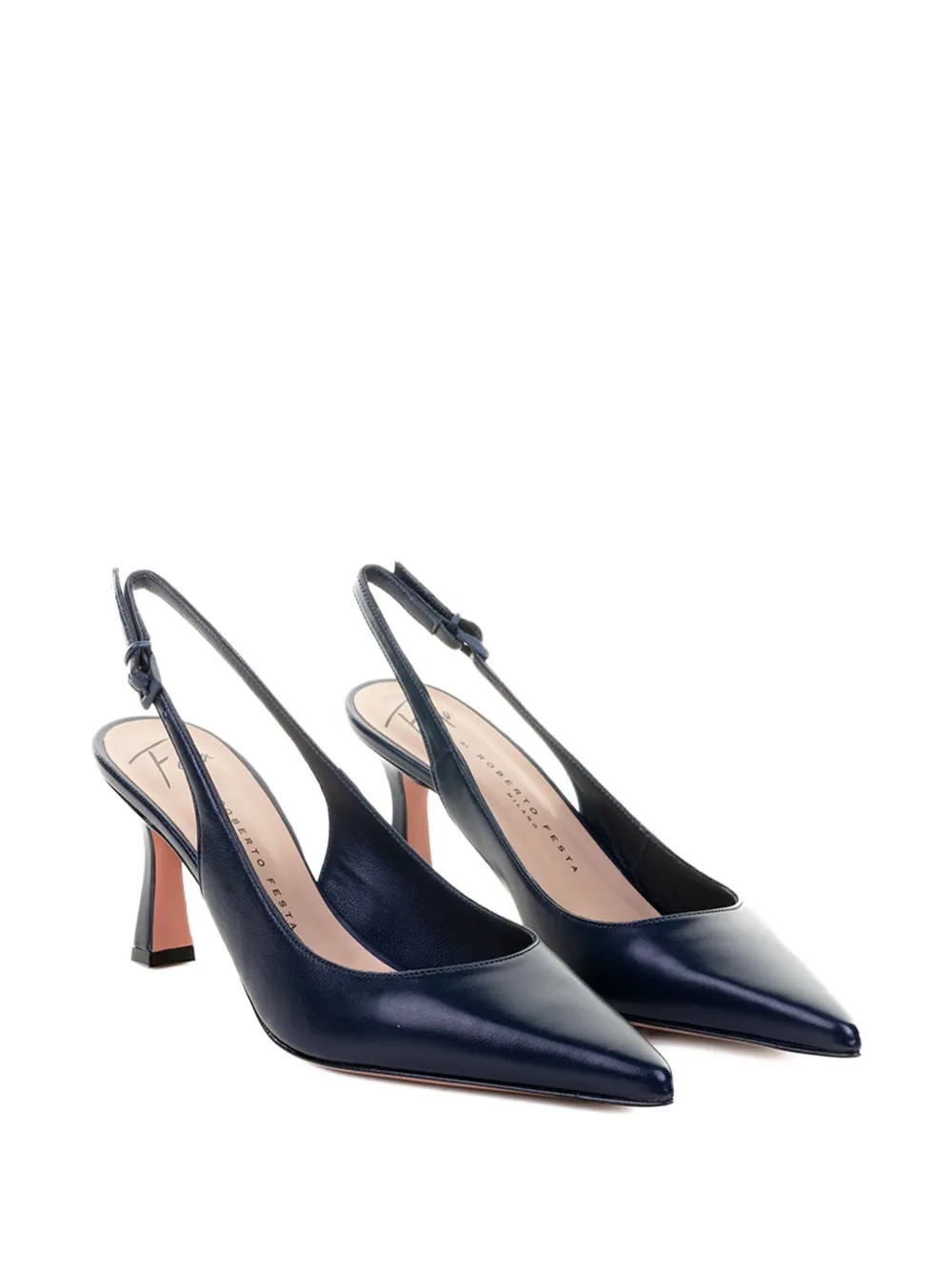 Roberto Festa 70mm slingback pointed-toe pumps Blue