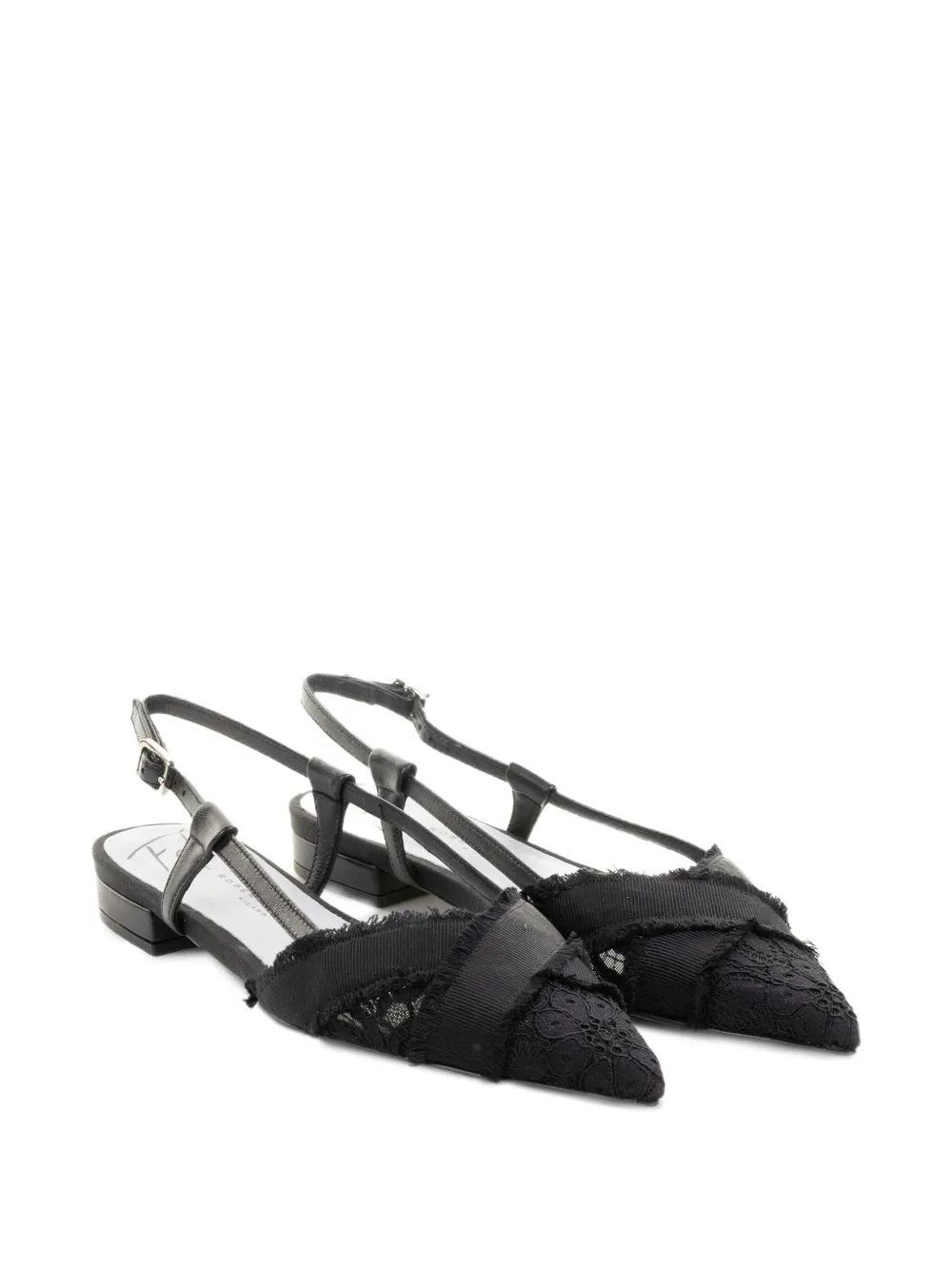 Roberto Festa Kesha slingback ballerina's Zwart