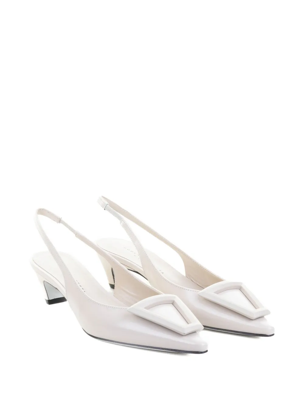 Roberto Festa 40mm Dorien slingback pumps White