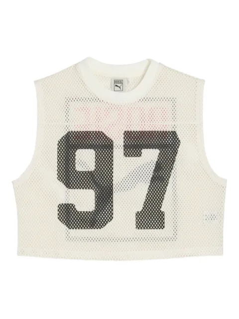 PUMA x Rosé mesh top