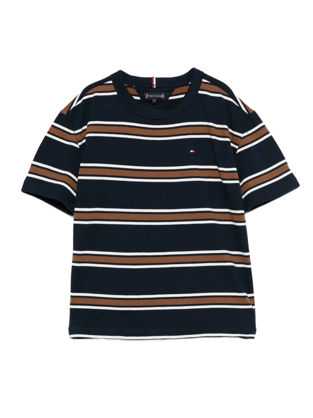 Tommy Hilfiger Junior striped short-sleeve T-shirt | Blue | Image 1