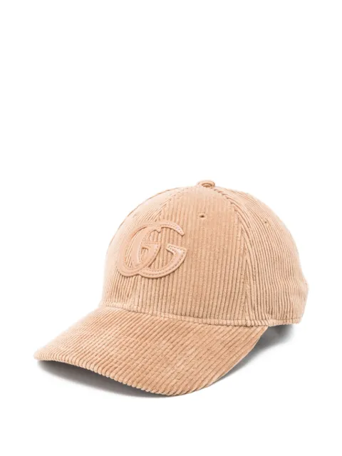 Gucci Double G corduroy cap