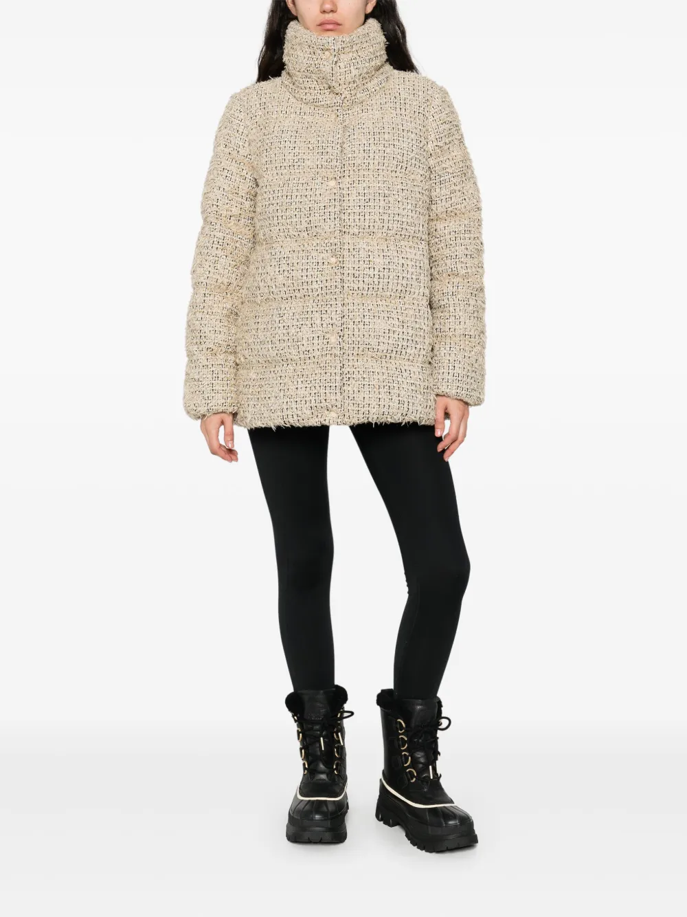 Moncler High-neck Jacket In Multi