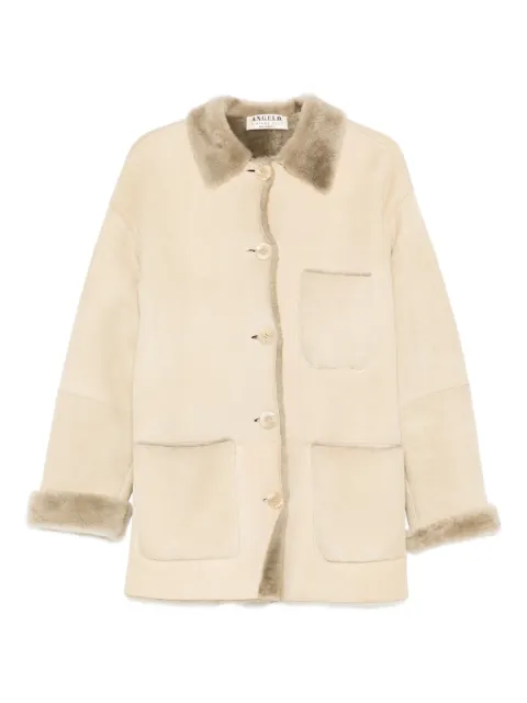 A.N.G.E.L.O. Vintage Cult 1990 Mantel mit Faux Fur