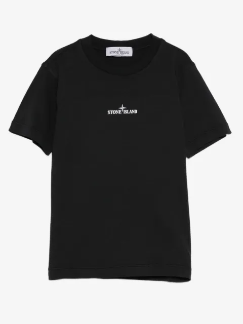 Stone Island Junior T-Shirt mit Logo-Print