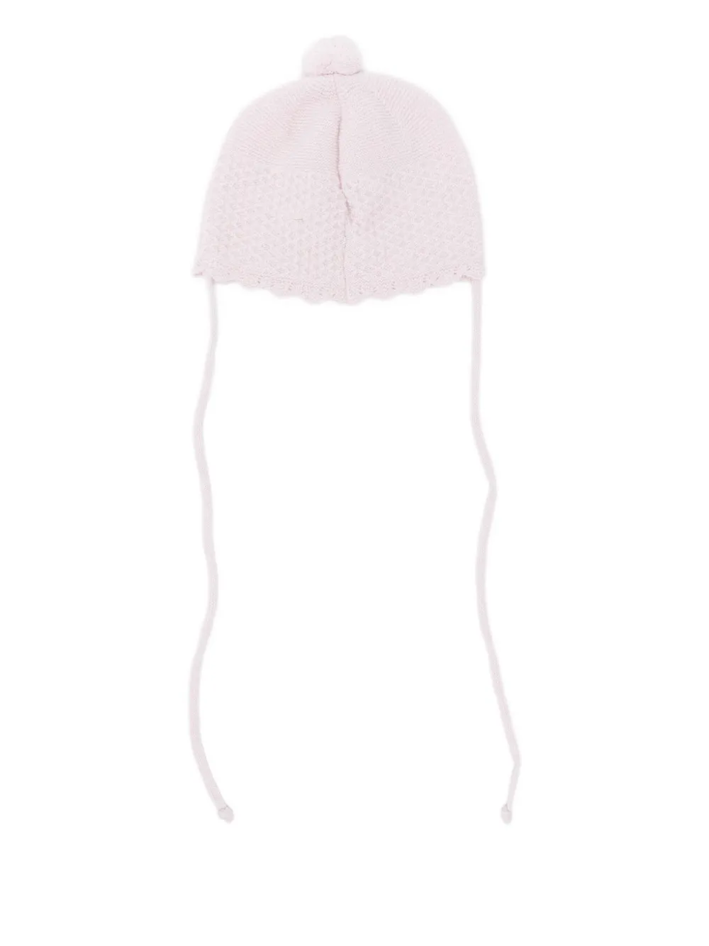Paz Rodriguez pom-pom scalloped beanie - Roze