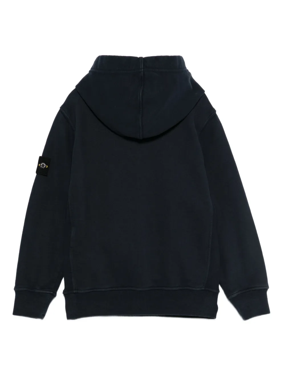 Stone Island Junior logo-patch cotton hoodie | Boys Hoodies & Sweatshirts | Image 2