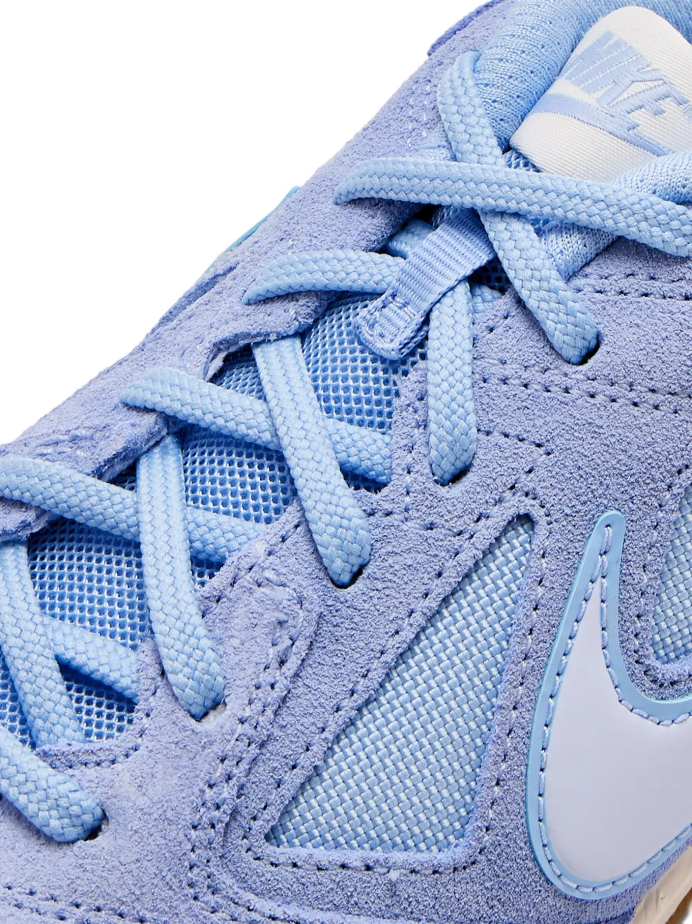 Nike Suede Panelled Sneakers In Purple