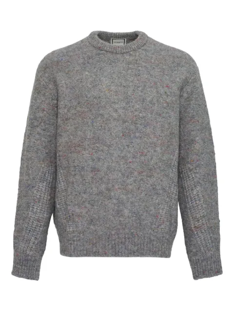 Wooyoungmi mélange-effect knitted sweater