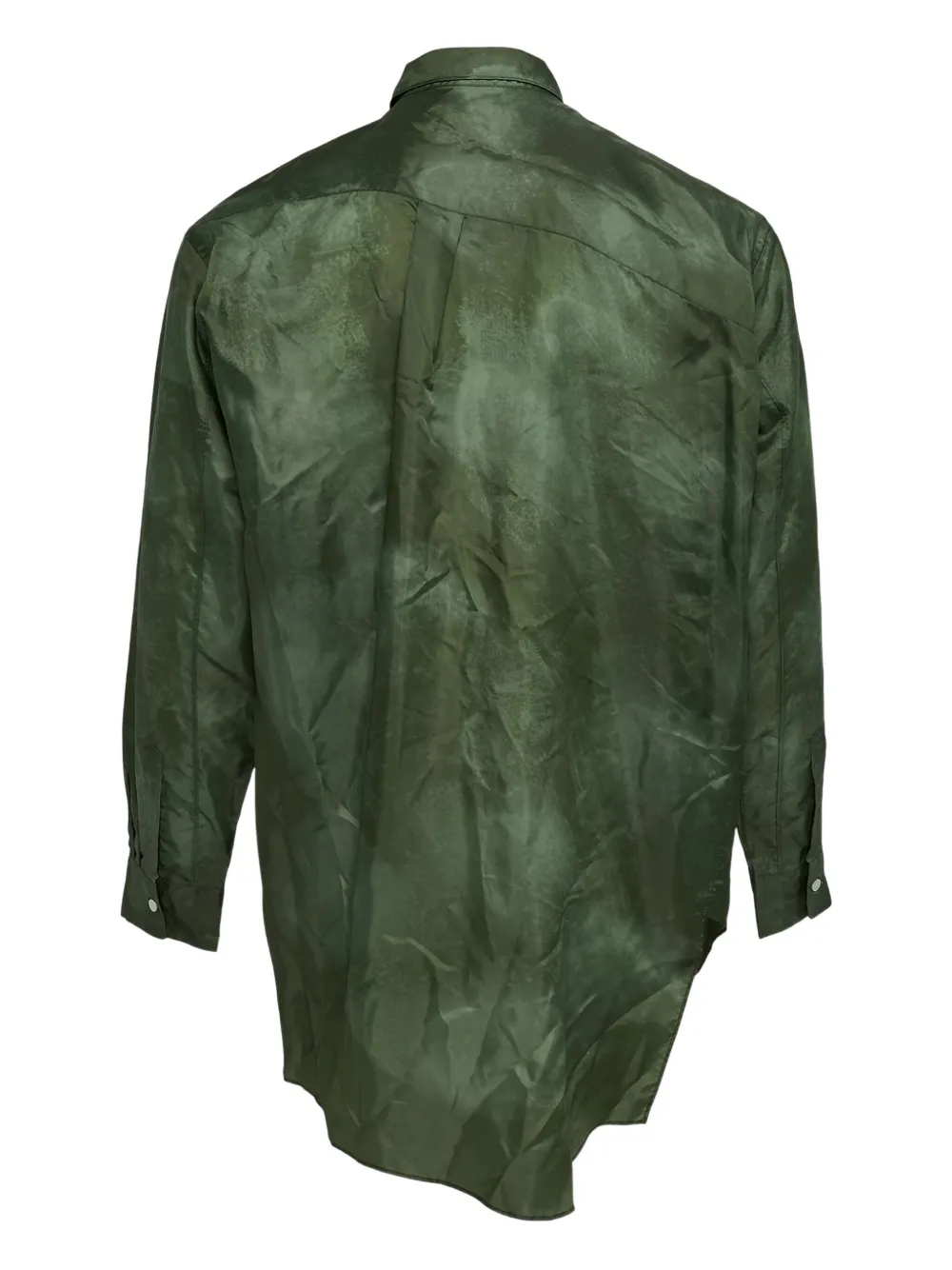 Comme des Garçons Homme Plus Overhemd met meerdere zakken - Groen